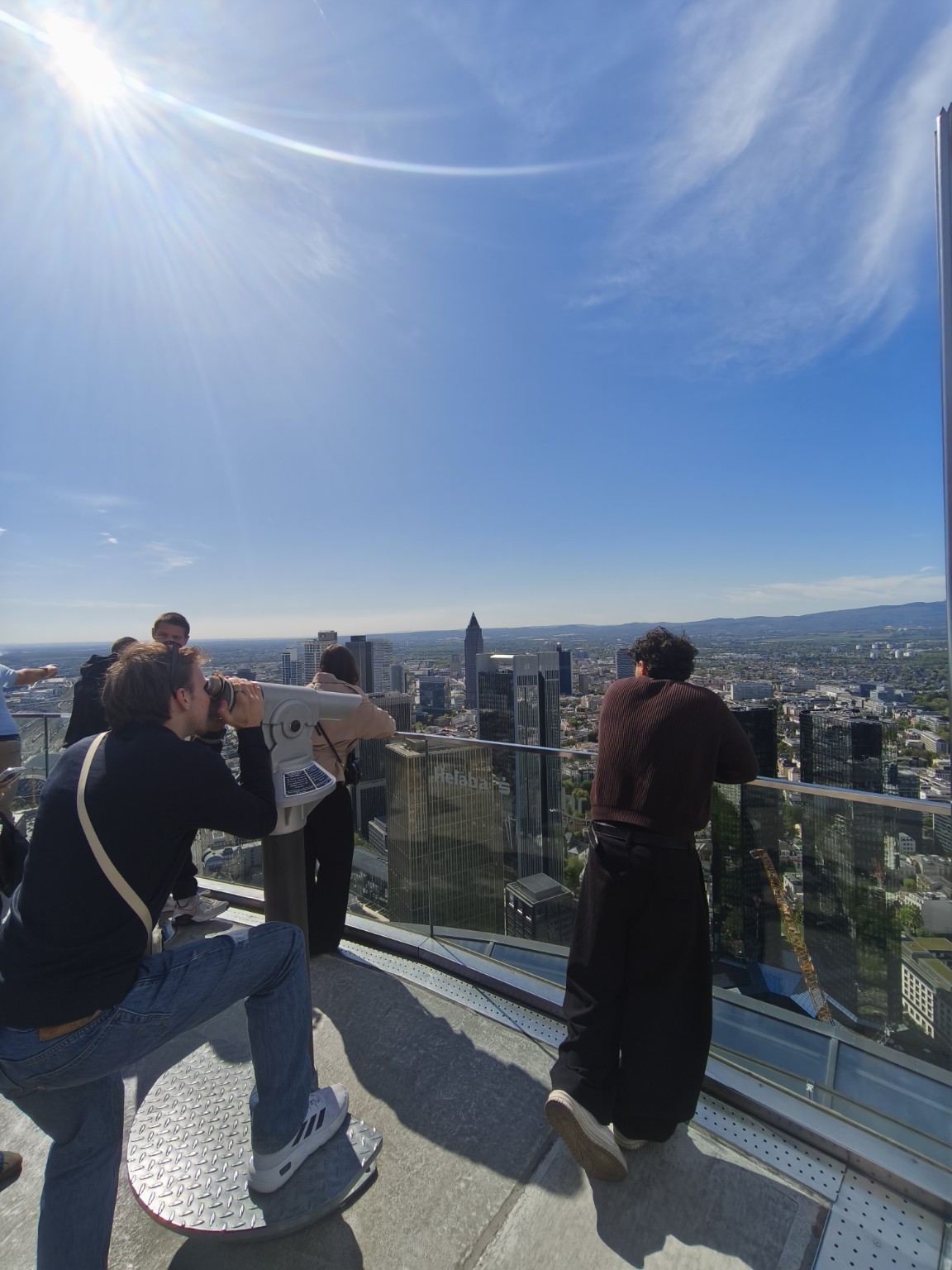 Vista de Frankfurt desde el Main Tower