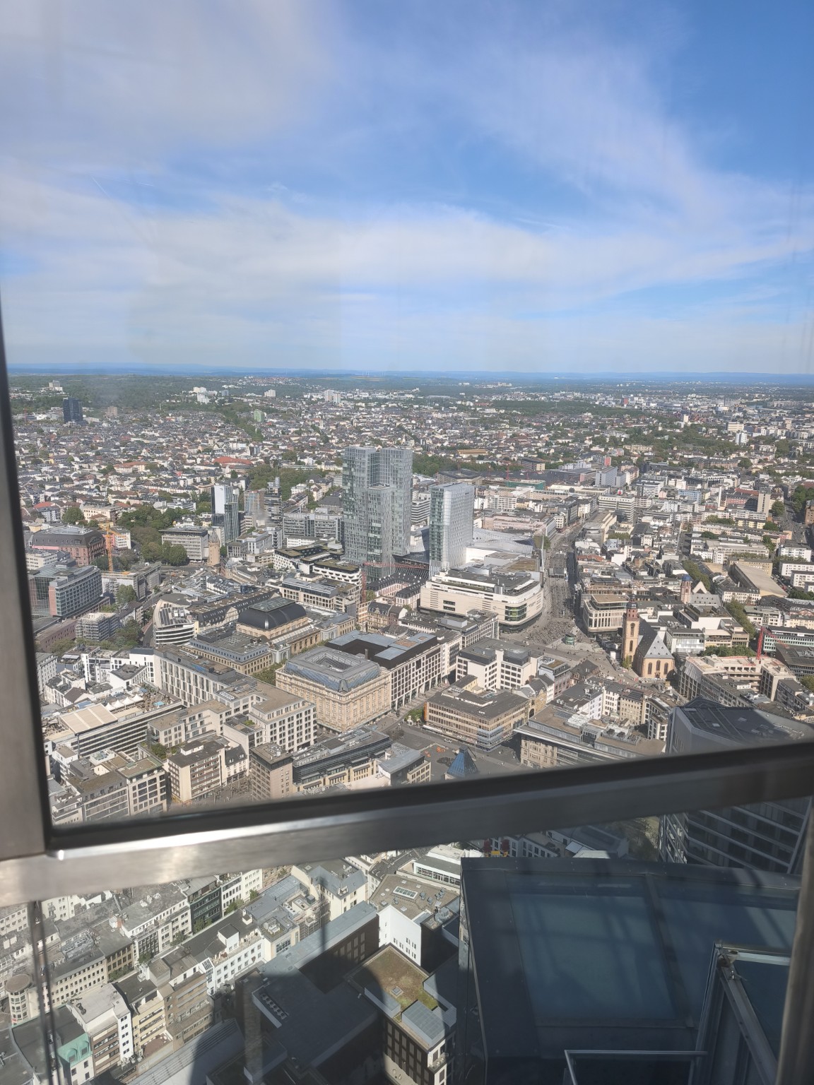 Vista aérea de Frankfurt